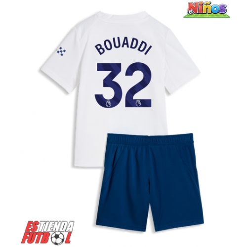 Manchester City Ayyoub Bouaddi #32 Tercera Equipación Niños 2026-27 Manga Corta (+ Pantalones cortos)